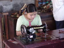noch Handarbeit in Bali